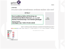 Tablet Screenshot of konstnarsforeningen.com